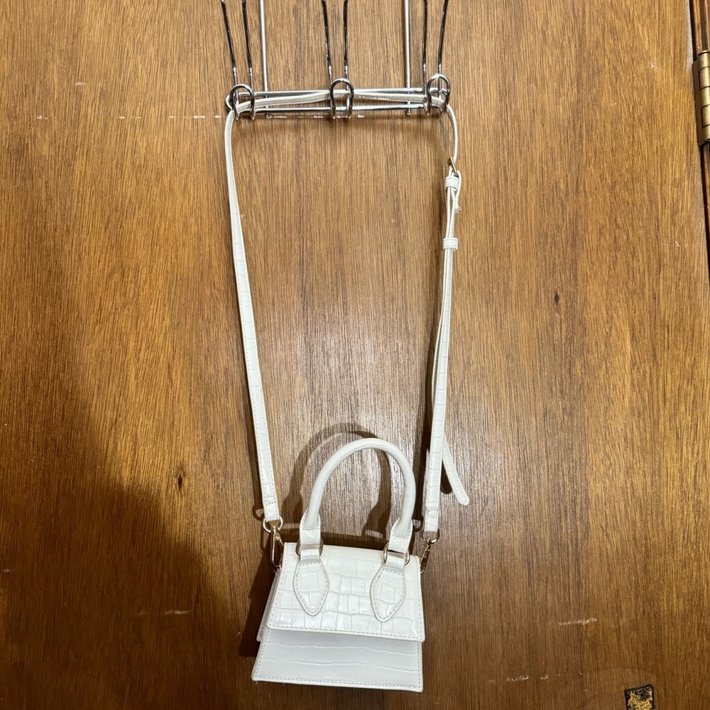 White mini bag